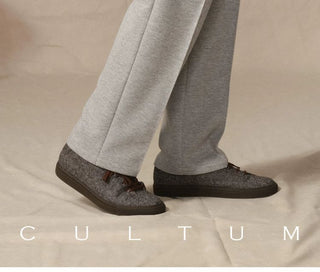 [CULTUM] Knit Drawstring Straight Pants