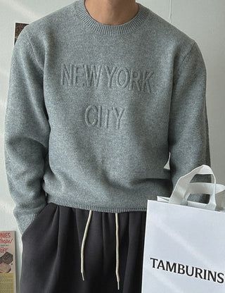 NEW YORK City Knit (5 colors, M~L)