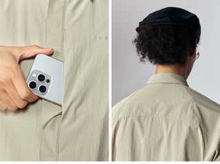 [Monterest] Quick-Dry Relaxed Fit Collared Shirt
