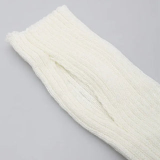 Knitted warmer socks