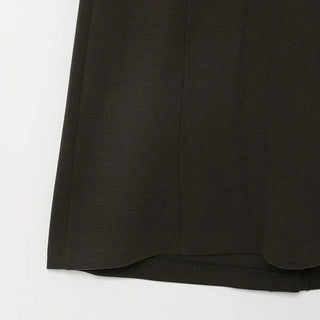 Wool A-line skirt