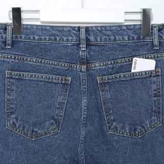 wide blue pocket pants