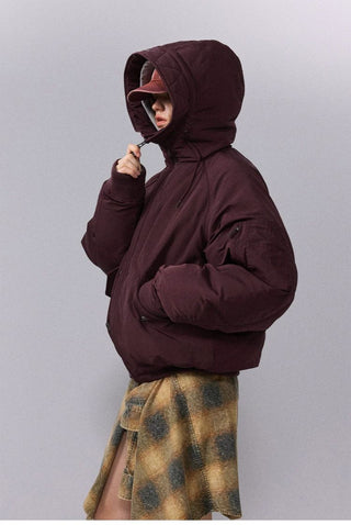[Monterest] N2B Hooded Down Jacket with Fur Trim