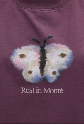[Monterest] Ink Print Crewneck Cotton T-Shirt