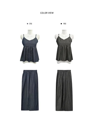 Raw jumpsuit set - 2 colors