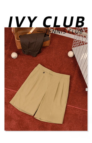 [CULTUM] Double Pleated Shorts
