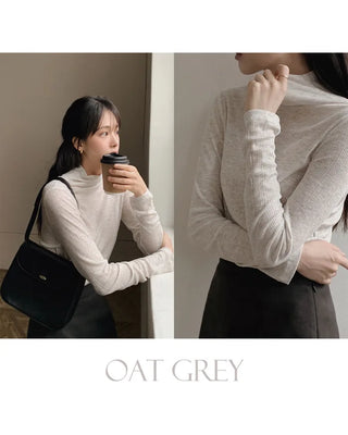 Slim High-Neck T-Shirt (5 colors)