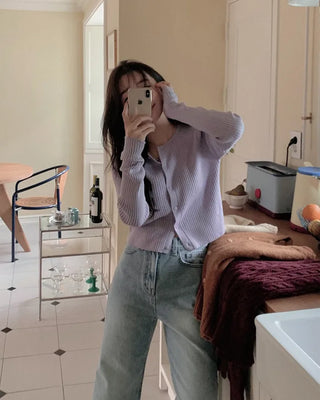 Soft Rib Cardigan - 5 Colors