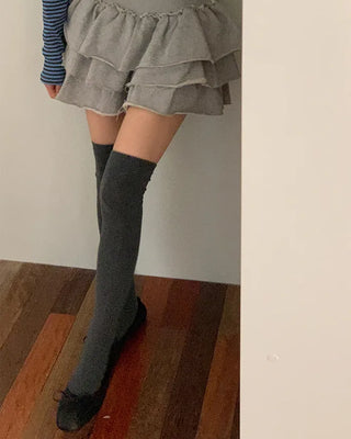 Oversized knee socks