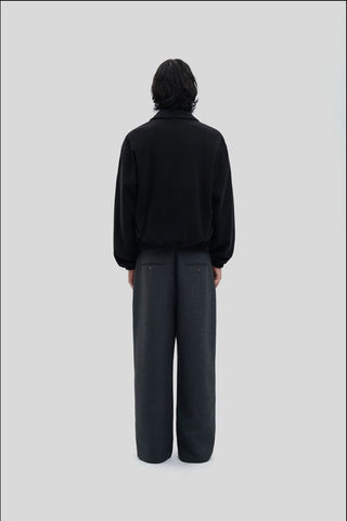 [MASONPRINCE] Embroidered Fleece Collar Jacket