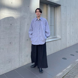 Oversized striped shirt