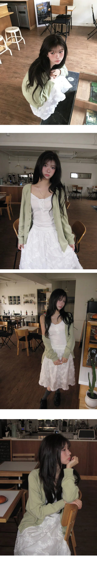 Floral Lace Midi Skirt - 2 Colors