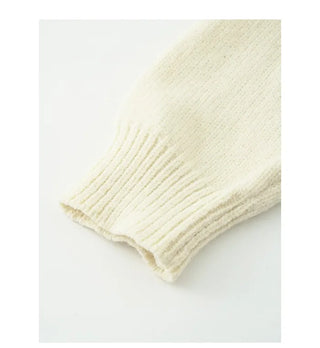 Round neck oversized knit