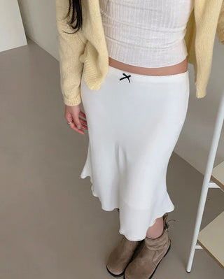 Midi Long Sheer Skirt