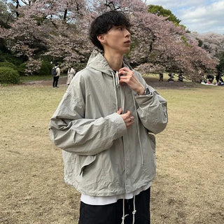 Nylon windbreaker