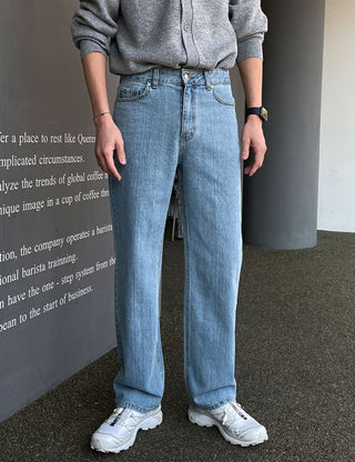 Slub Regular Fit Denim Pants (no.500)