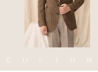 [CULTUM] Wool Prince of Wales Check Blazer