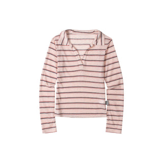 [NECY] Color Block Stripe Polo Shirt (2color)