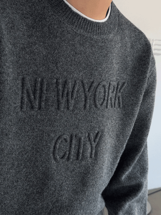New York City Emblem Knit