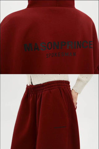 [MASONPRINCE] Heavyweight Air Layer Hoodie Set