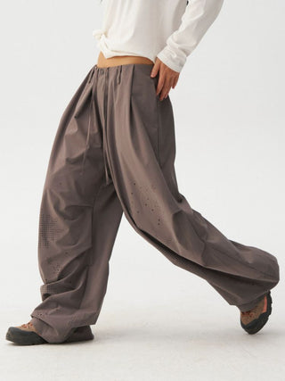 [Monterest] Quick-Dry Burnout Wide Leg Pants