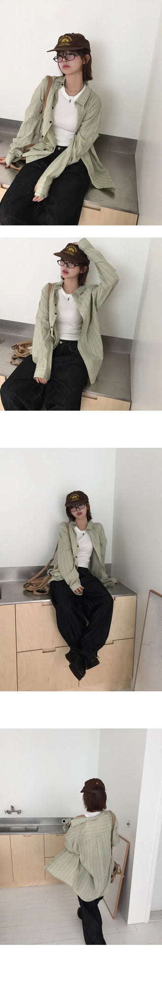 Avocado Striped Shirt