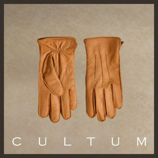 [CULTUM] Sheepskin Touchscreen Wool-Lined Gloves