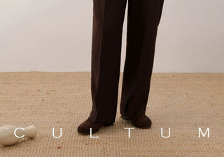 [CULTUM] Linen Drawstring Trousers