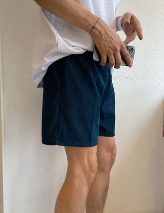 Corduroy Summer Elastic Half Pants (6 colors)