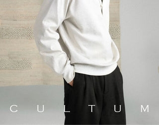 [CULTUM] Heavyweight Shawl Collar Sweatshirt
