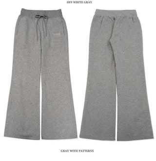 [Moromoro2] Fur Collar Hoodie & Flare Sweatpants  Set