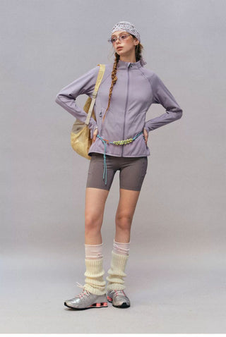 [Monterest] Fleece-Lined Stand Collar Zip-Up Jacket