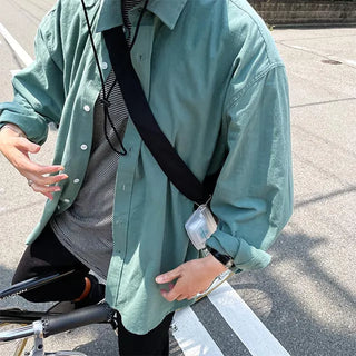 overfit cotton color shirts