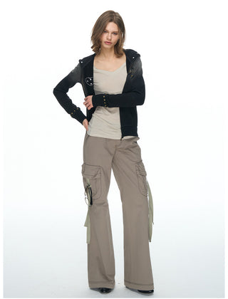 [NECY] Utility Cargo Strap Pants