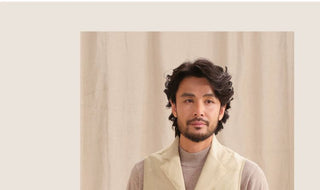 [CULTUM] Tailored Down Vest with Notch Lapel