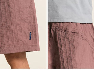 [Monterest] Textured Nylon Drawstring Shorts