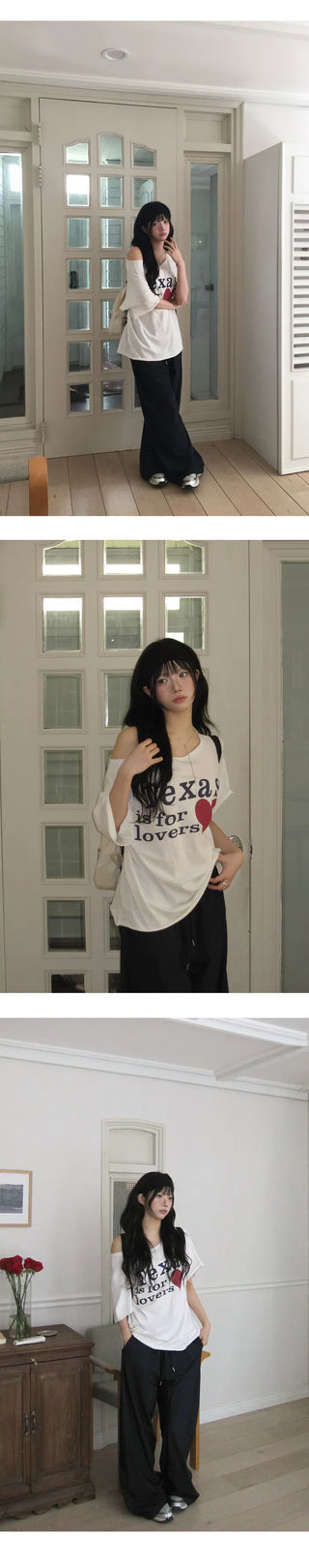 Wide long nylon pants with all the accessories - 3 colors