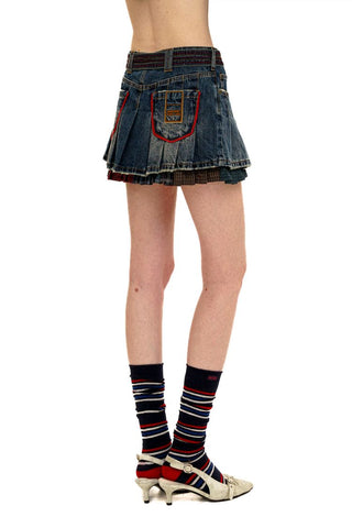 [Moromoro2] Washed Denim Fringe  Collection