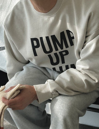 PUMP&MID Pigment Brushed Sweatshirt (2 types)