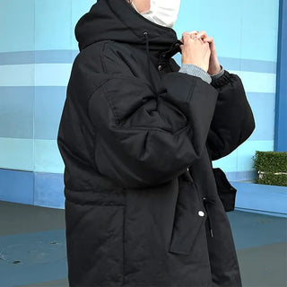 Hooded long jumper