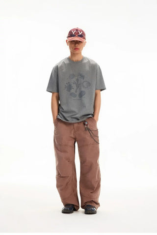 [Monterest] Outdoor Graphic Print Relaxed Fit Tee