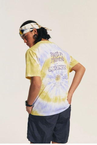 [Monterest] Moon Phase Tie-Dye Quick-Dry T-Shirt