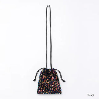 Sequined mini bag