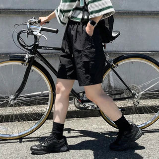 nylon cargo half pants
