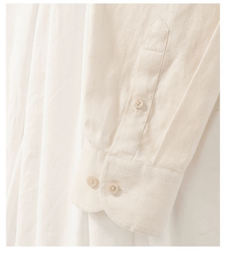 [CULTUM] Relaxed Deep V-neck Shirt