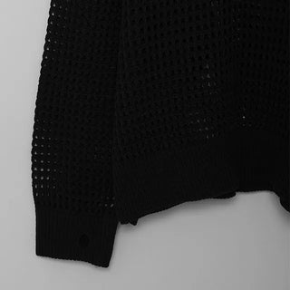 we mesh warmer round knit