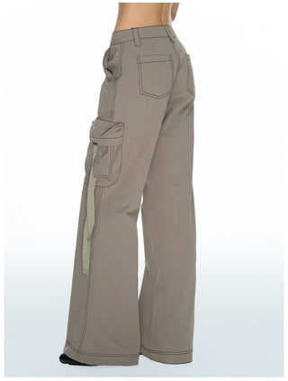 [NECY] Utility Cargo Strap Pants