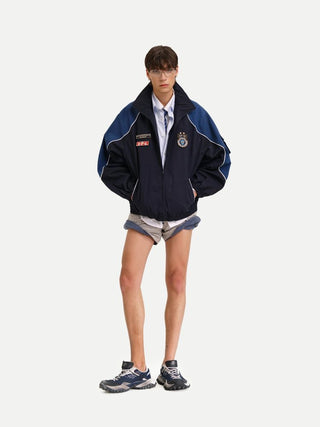 [MASONPRINCE] Sport Club Badge Training Jacket