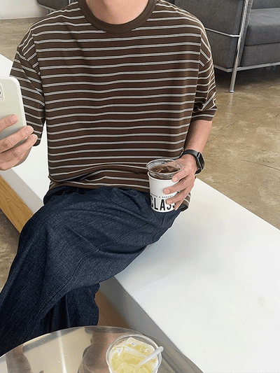 Mati?re Silket Stripe  T-shirt