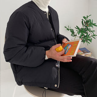 Leon Round Short Padded Jacket